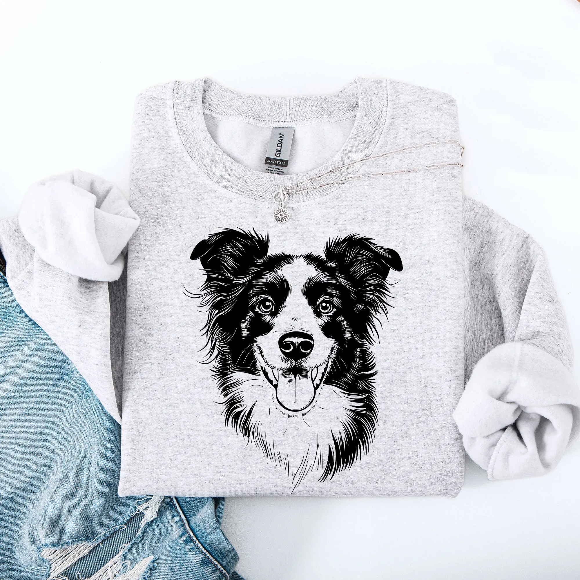 Border Collie, Pet, Dog Breed Sweatshirt sold by Refinery Number One