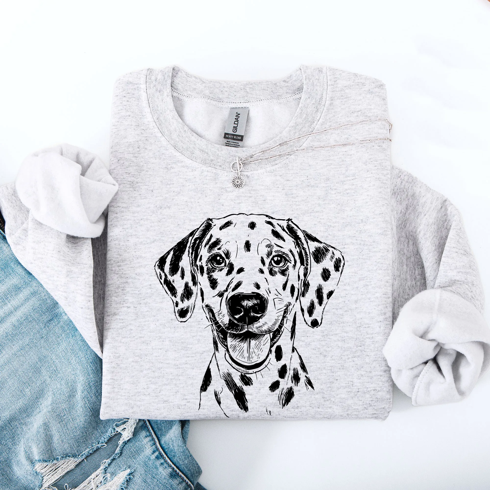 Dalmatian, Pet, Dog Breed Sweatshirt sold by Refinery Number One product image thumbnail 4