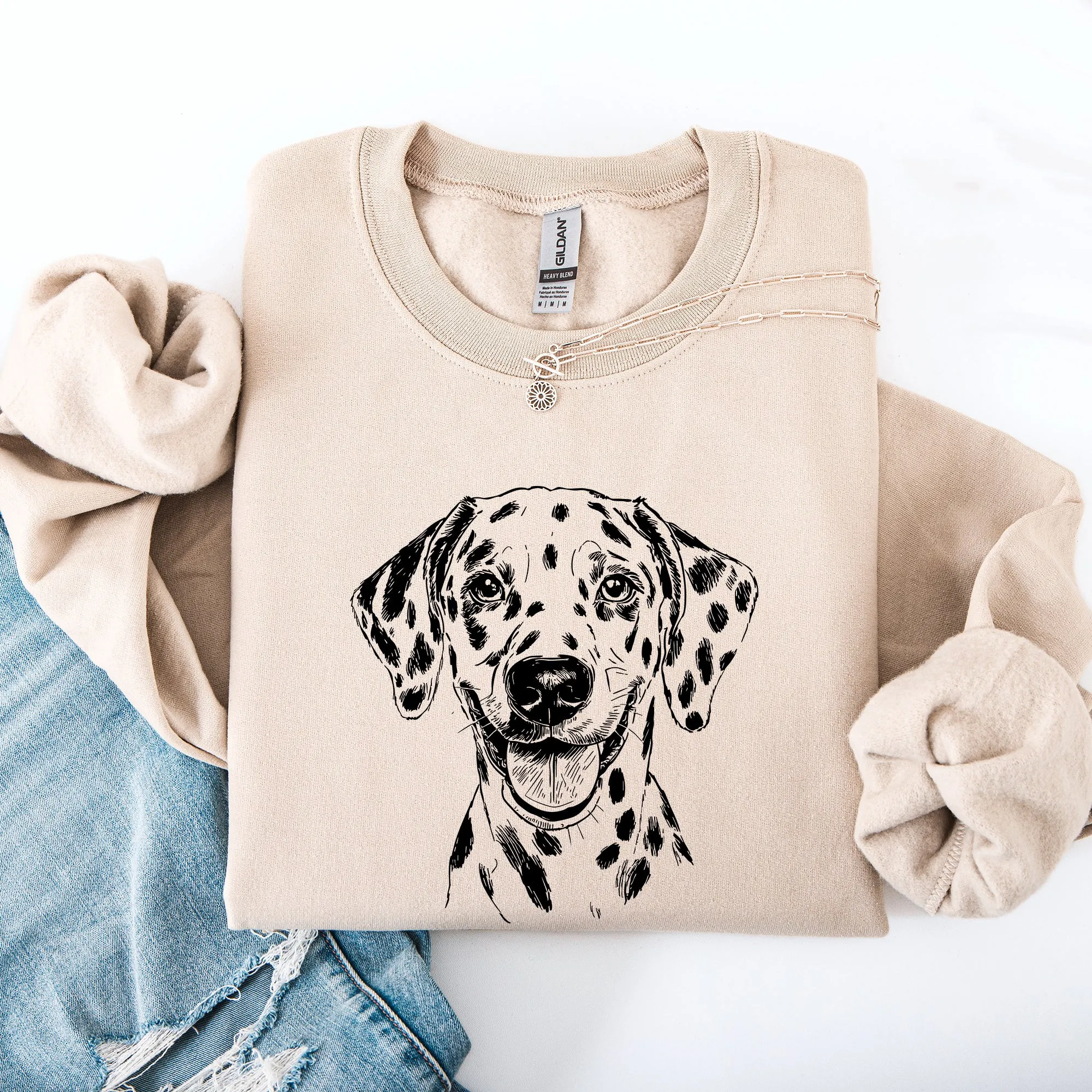 Dalmatian, Pet, Dog Breed Sweatshirt sold by Refinery Number One product image thumbnail 2