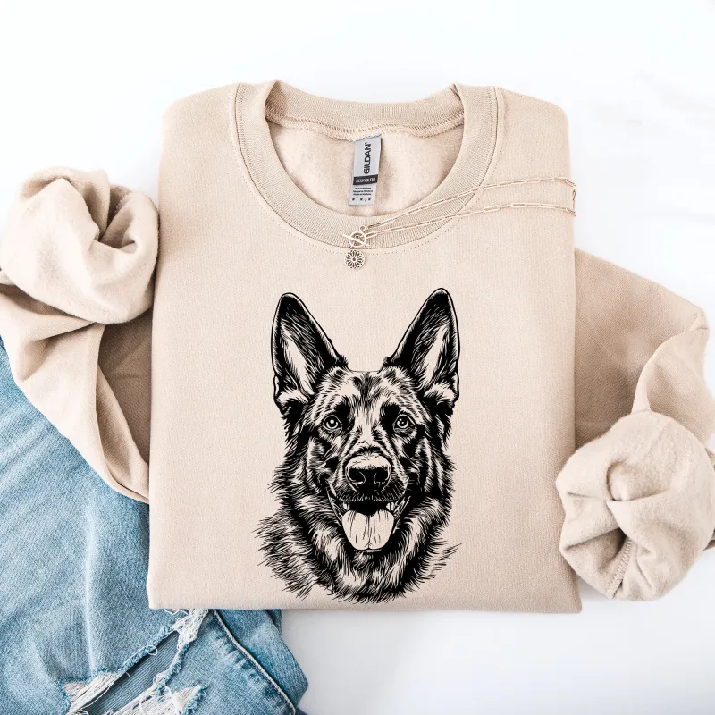 German Shepherd, Pet, Dog Breed Sweatshirt sold by Refinery Number One