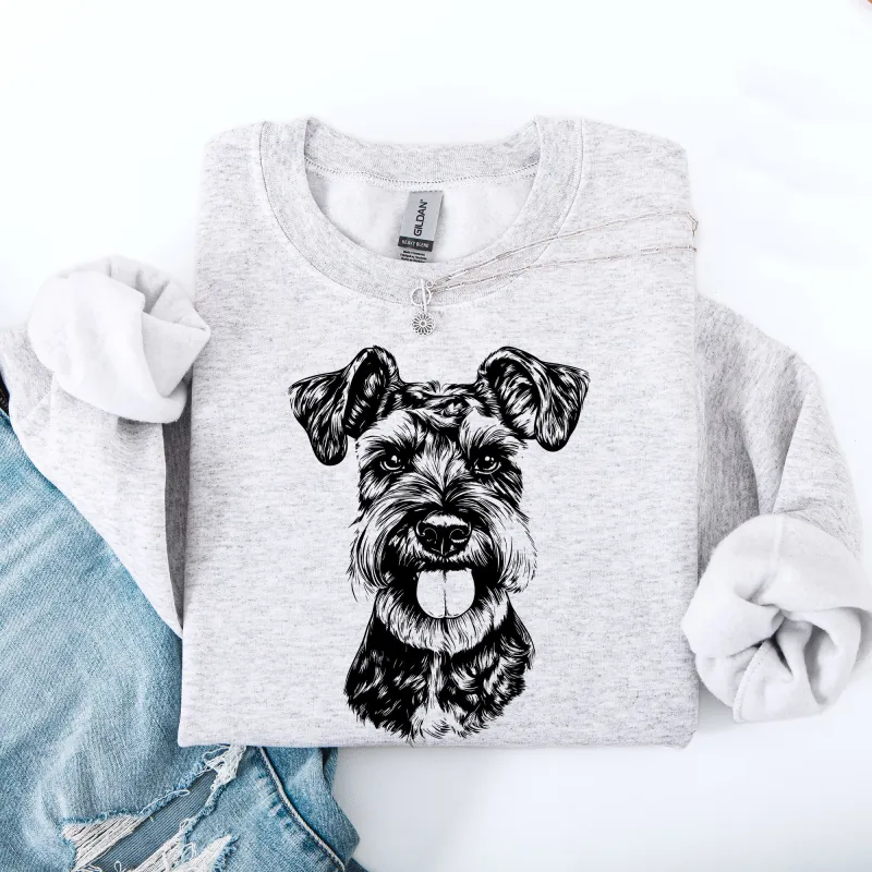 Schnauzer, Pet, Dog Breed Sweatshirt sold by Refinery Number One