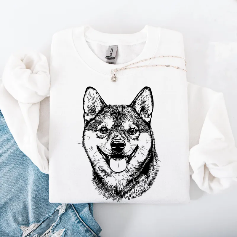 Shiba Inu, Pet, Dog Breed Sweatshirt sold by Refinery Number One