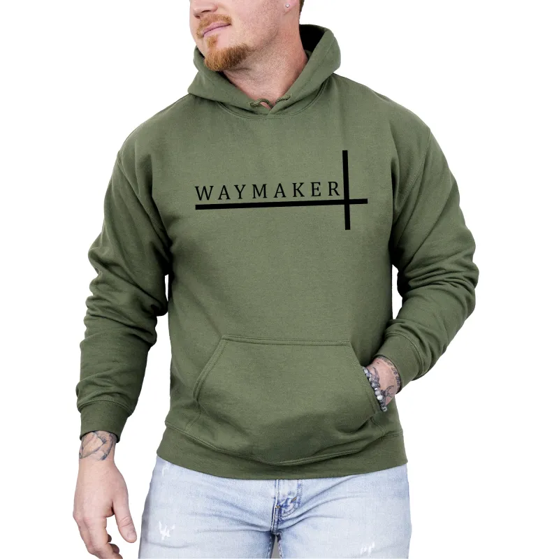 Way Maker, Faith, Christian, Jesus, Gospel, Religious Hoodie, Hooded Sweatshirt sold by Refinery Number One