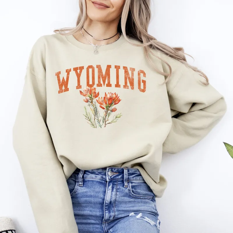 Wyoming State Flower Sweatshirt sold by Refinery Number One