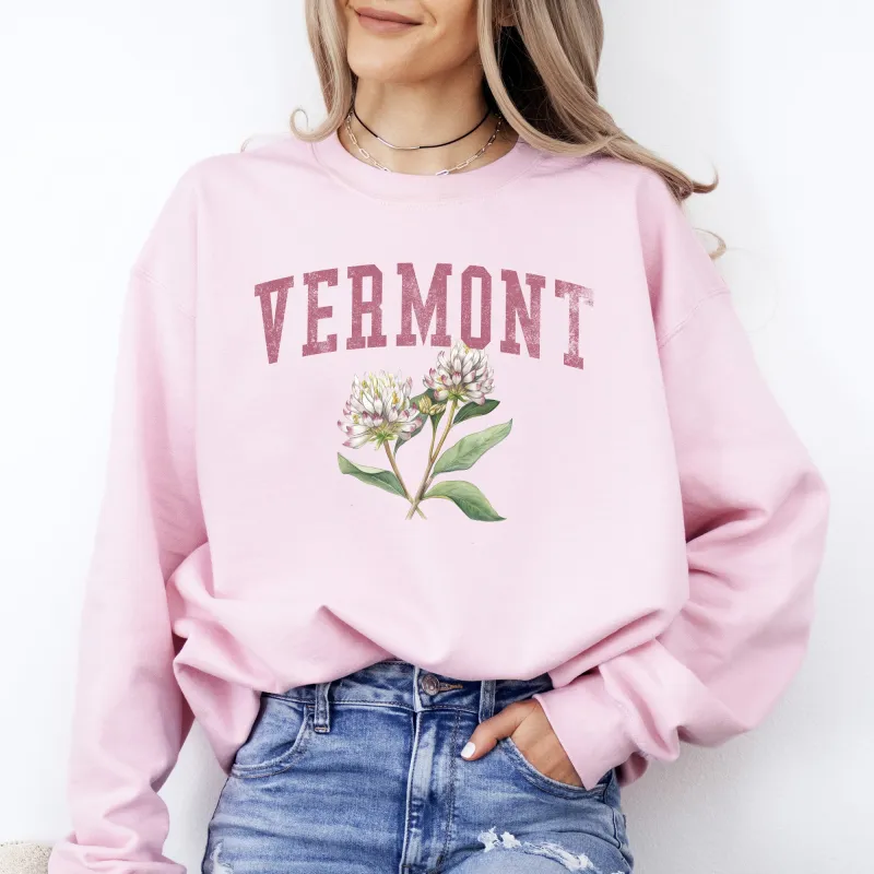 Vermont State Flower Sweatshirt sold by Refinery Number One