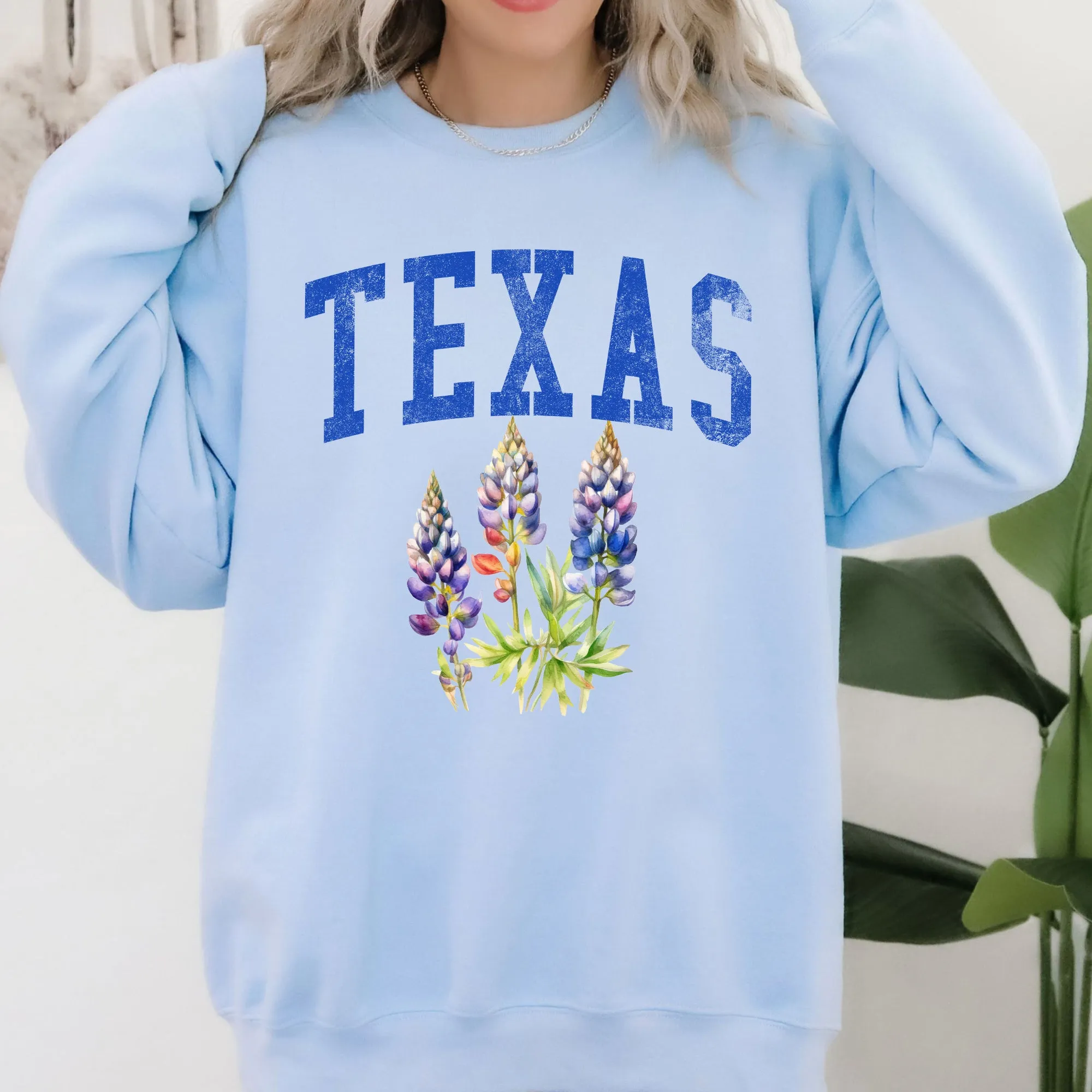 Texas State Flower Sweatshirt sold by Refinery Number One product image thumbnail 5