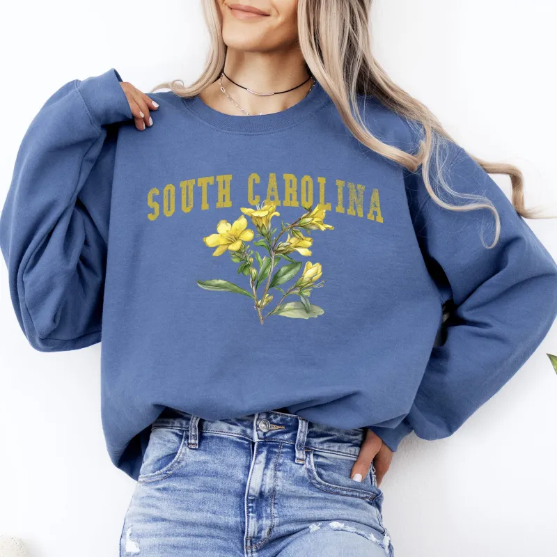 South Carolina State Flower Sweatshirt sold by Refinery Number One