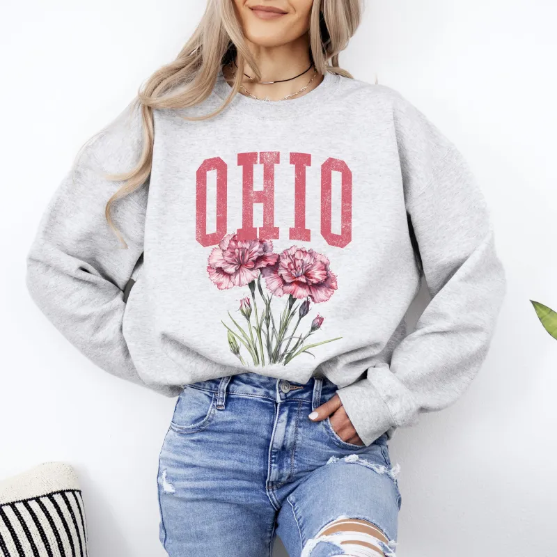 Ohio State Flower Sweatshirt sold by Refinery Number One