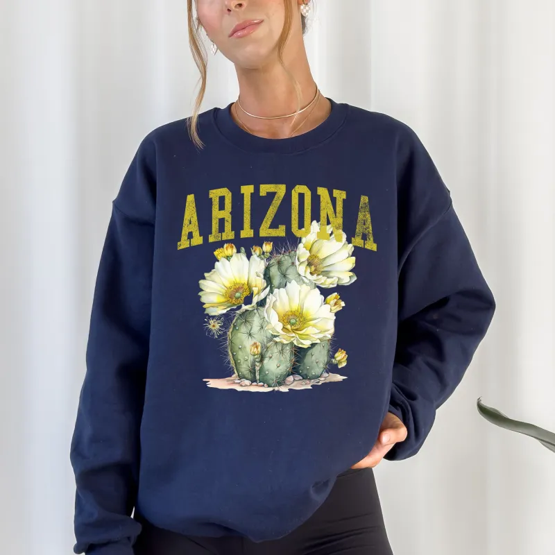 Arizona State Flower Sweatshirt sold by Refinery Number One