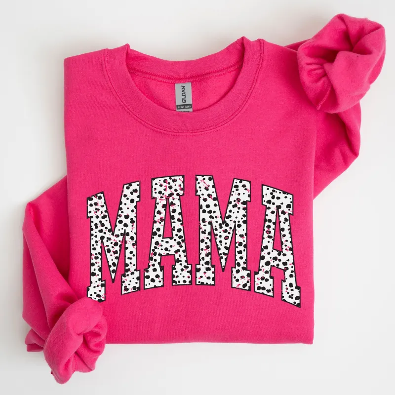 Mama, Dalmatian Print, Varsity, Retro, Vintage Sweatshirt sold by Refinery Number One