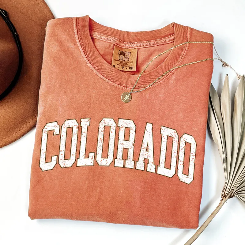Colorado, Football, Sports, Game Day, Big Game, Touchdown, Tailgate Party, University, College, State Tshirt Comfort Colors T-Shirt sold by Refinery Number One