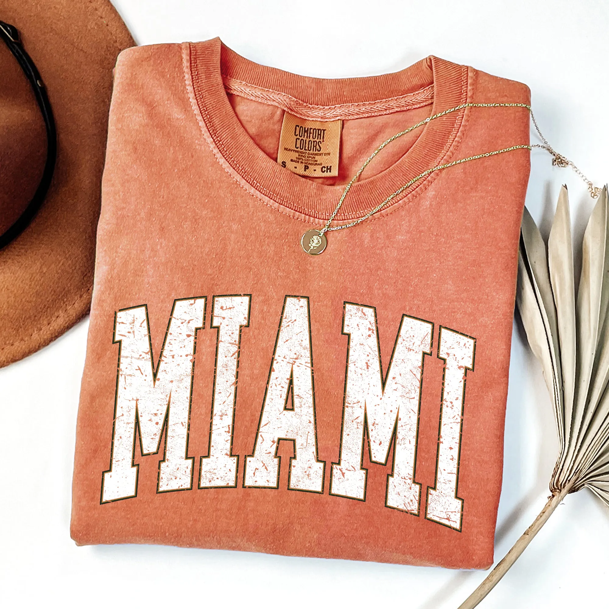 Miami, Football, Sports, Game Day, Big Game, Touchdown, Tailgate Party, University, College, State Tshirt Comfort Colors T-Shirt sold by Refinery Number One product image thumbnail 5