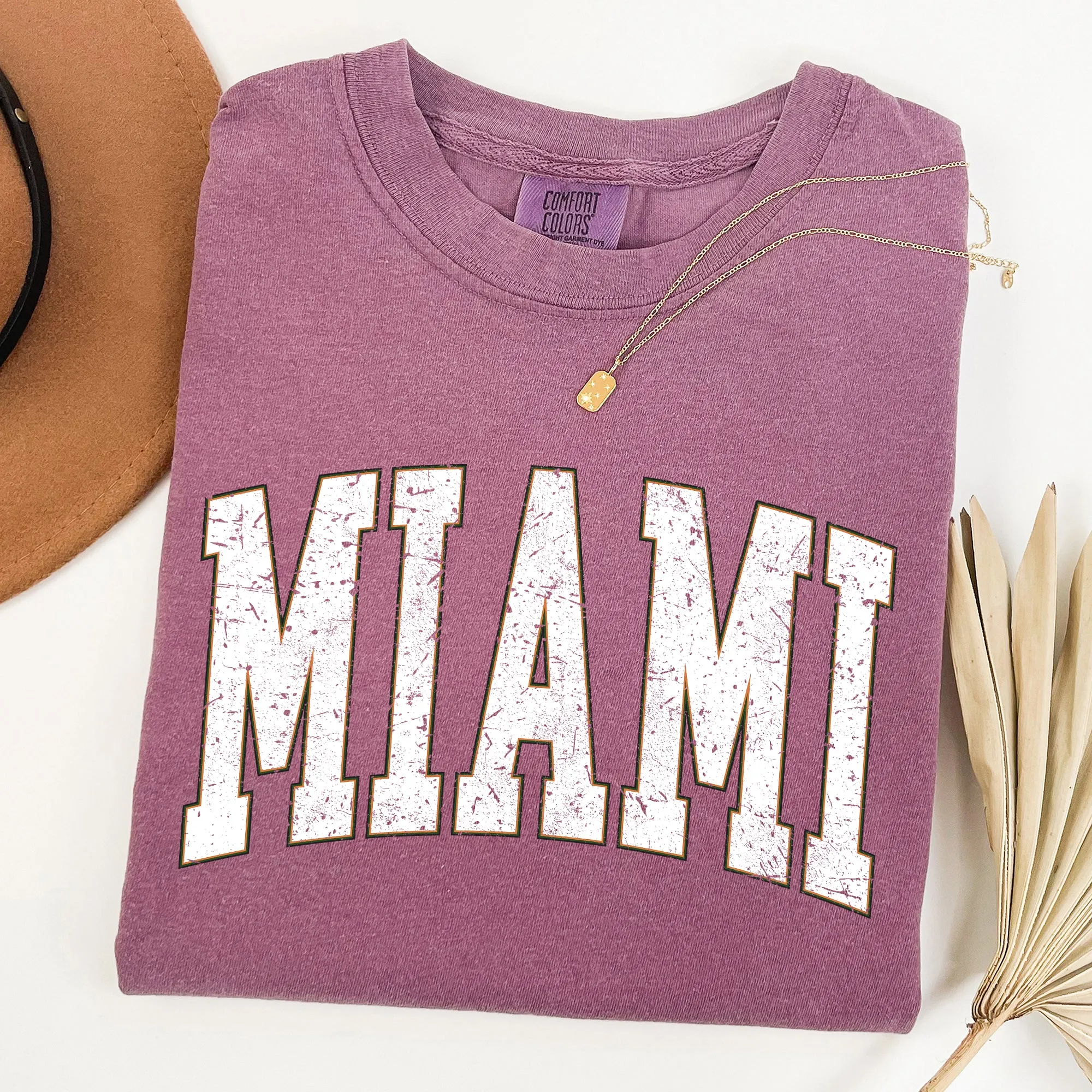 Miami, Football, Sports, Game Day, Big Game, Touchdown, Tailgate Party, University, College, State Tshirt Comfort Colors T-Shirt sold by Refinery Number One product image thumbnail 4