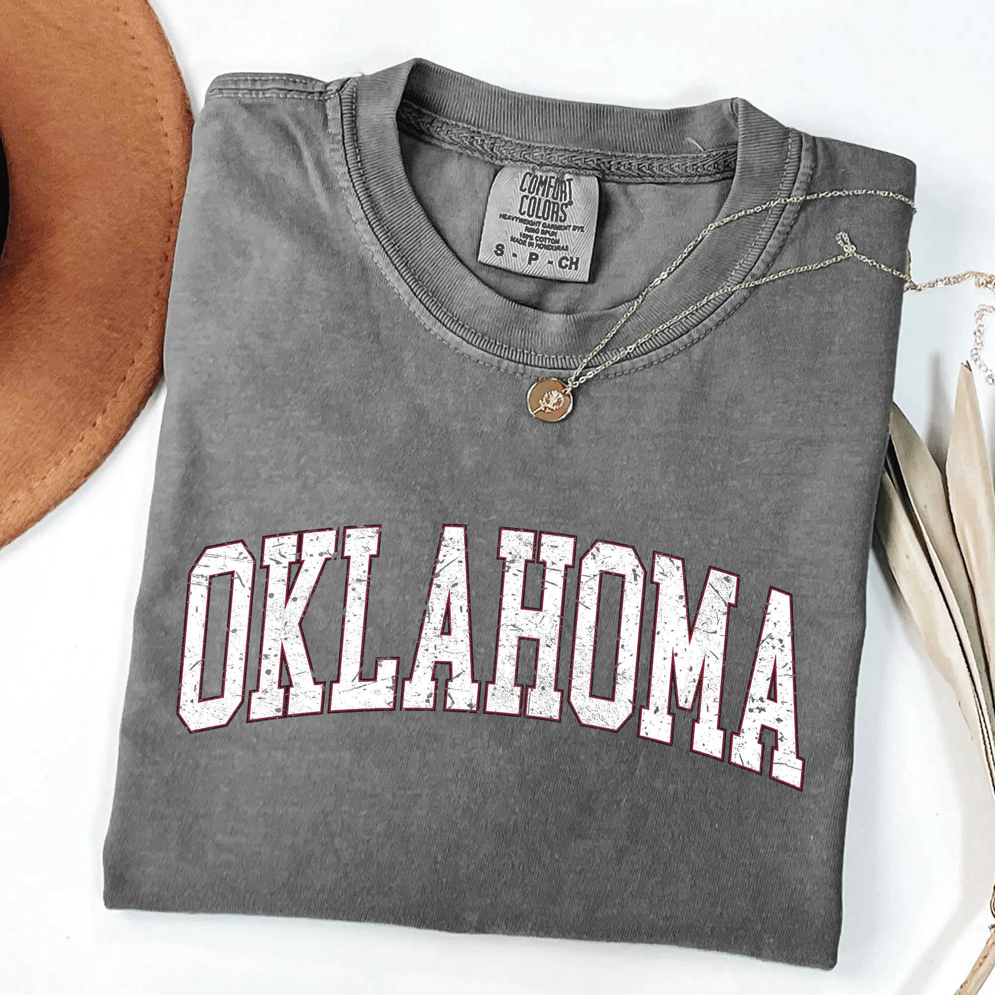 Oklahoma, Football, Sports, Game Day, Big Game, Touchdown, Tailgate Party, University, College, State Tshirt Comfort Colors T-Shirt sold by Refinery Number One product image thumbnail 2