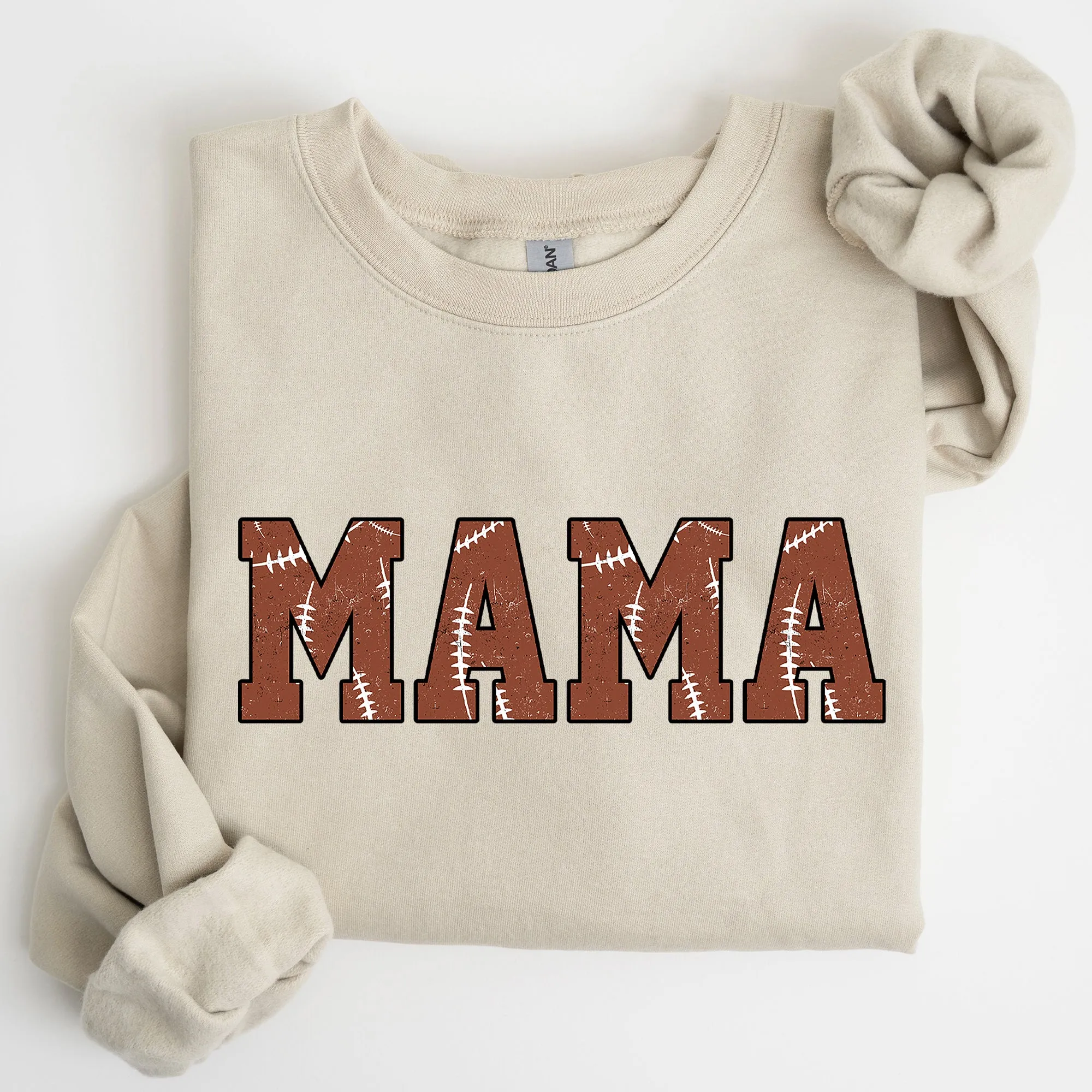 Mama, Football, Sports, Game Day, Big Game, Touchdown, Tailgate Party Sweatshirt sold by Refinery Number One