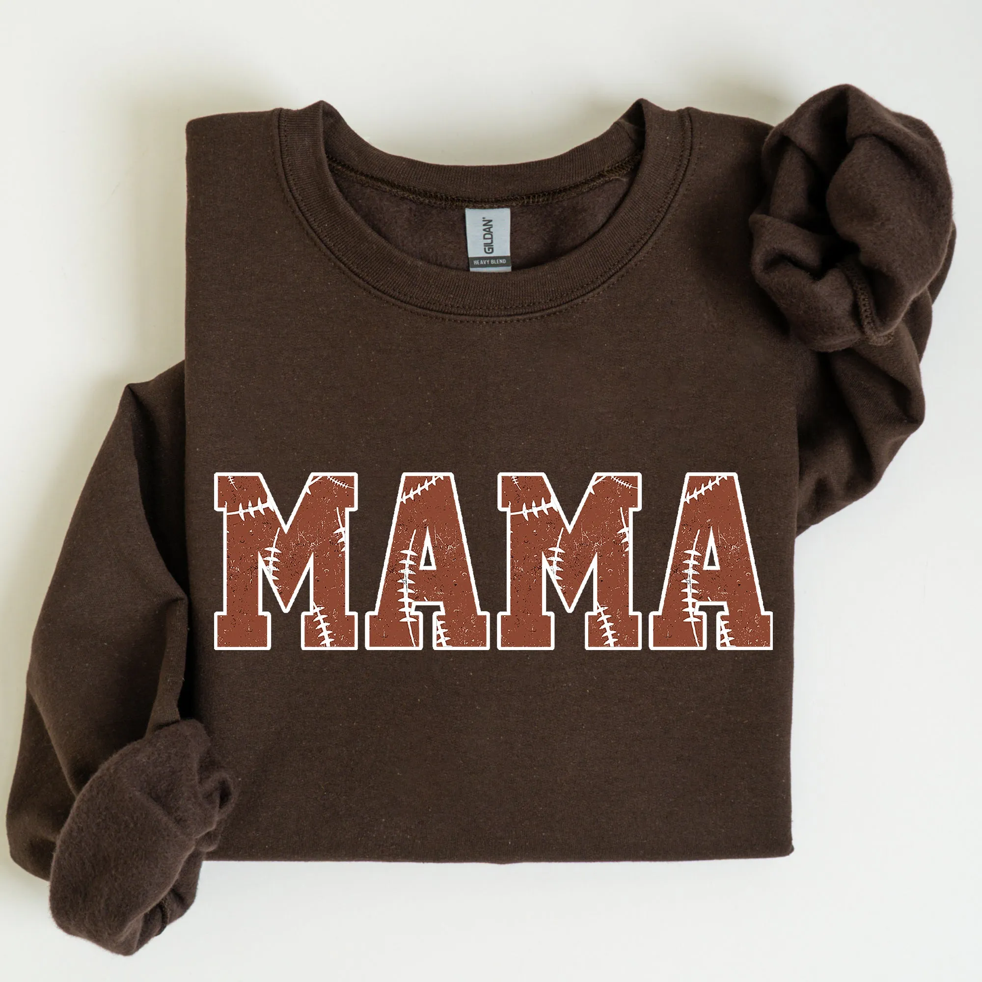 Mama, Football, Sports, Game Day, Big Game, Touchdown, Tailgate Party Sweatshirt sold by Refinery Number One product image thumbnail 3
