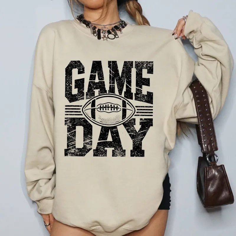 Game Day, Varsity, Football, Sports, Big Game, Touchdown, Tailgate Party Sweatshirt sold by Refinery Number One
