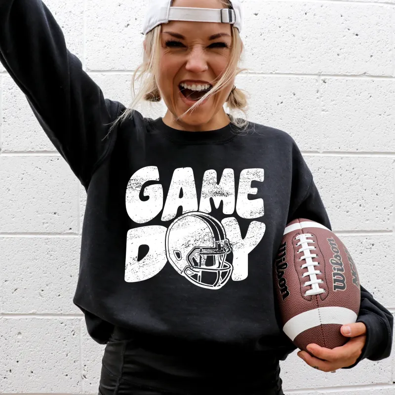 Game Day, Football, Sports, Big Game, Touchdown, Tailgate Party Sweatshirt sold by Refinery Number One