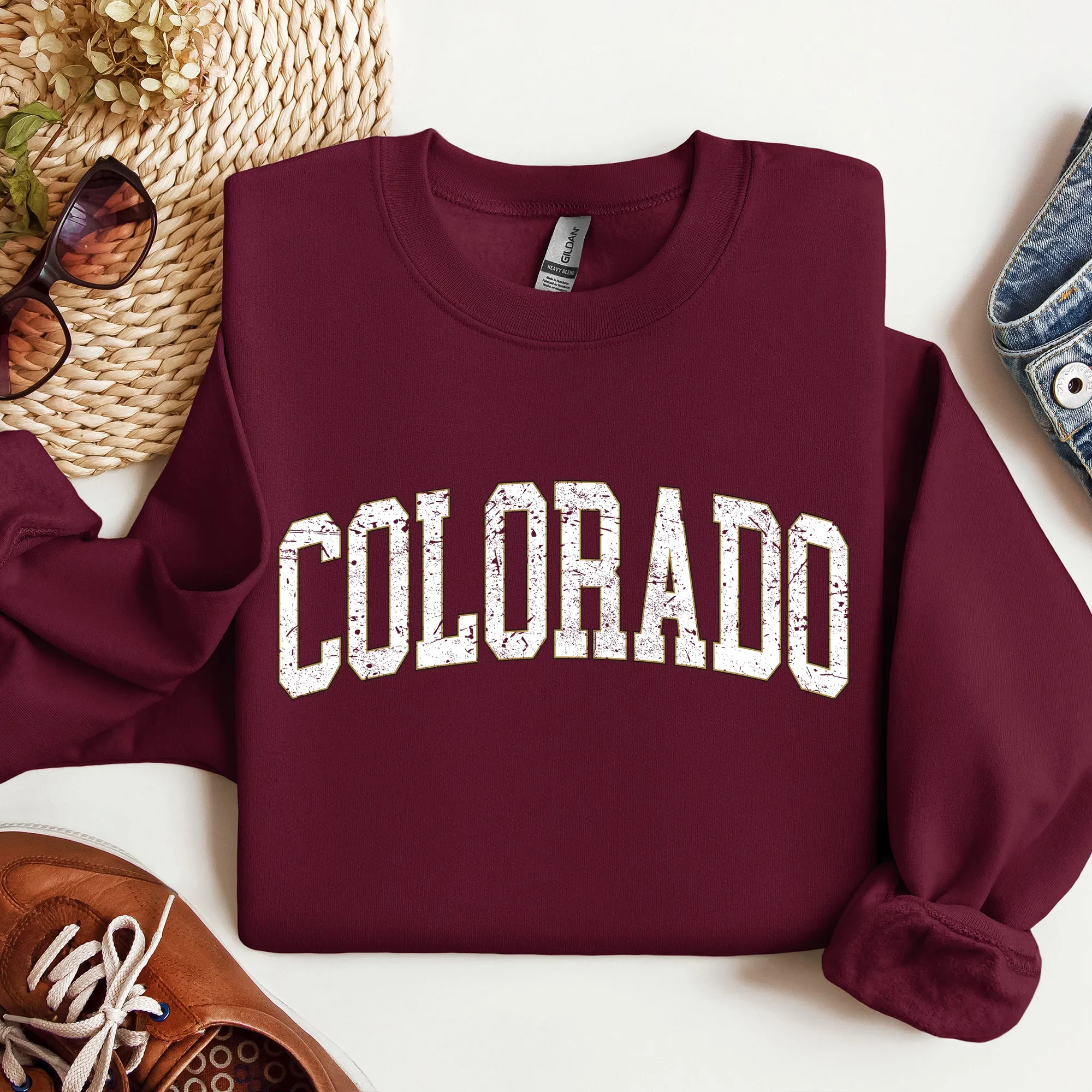 Colorado, Football, Sports, Game Day, Big Game, Touchdown, Tailgate Party, University, College, State Sweatshirt sold by Refinery Number One product image thumbnail 4