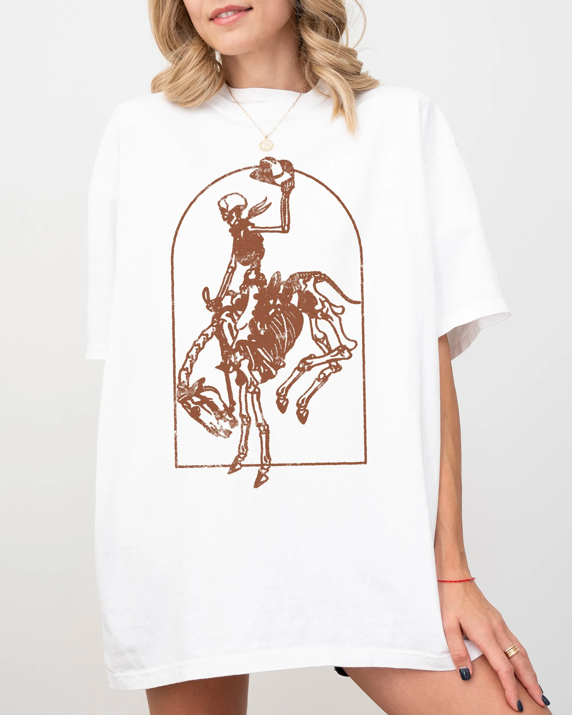 Skeleton Rodeo Rider, Cowboy, Horse, Bronco, Western, Country Shirt Comfort Colors T-Shirt sold by Refinery Number One product image thumbnail 4