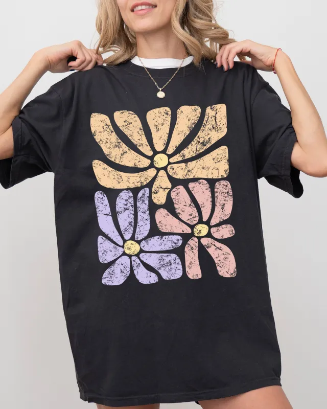 Lovely Gorgeous Abstract Flowers, Boho Floral Design, Summer Vibes, Gardening, Festival, Nature Shirt Comfort Colors T-Shirt sold by Refinery Number One