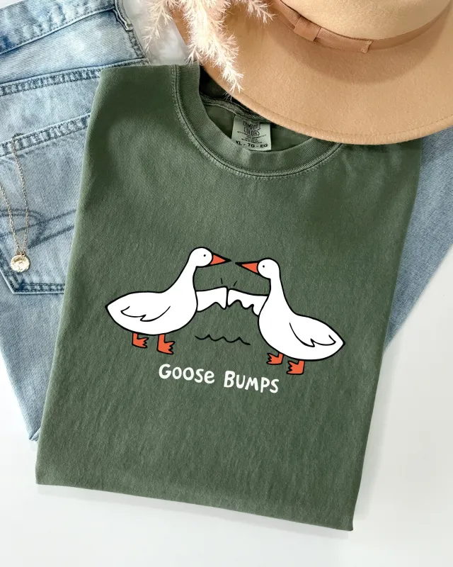 Goose Bumps, Funny, Meme, Joke, Aesthetic Shirt Comfort Colors T-Shirt sold by Refinery Number One