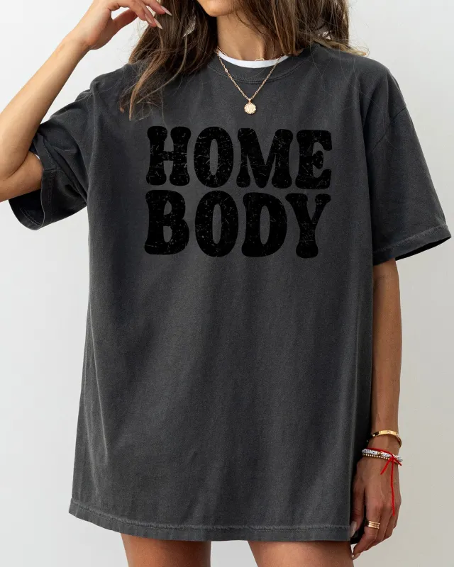 Homebody, Retro Design, Cozy, Laid Back, Introvert, Mental Health, Vintage Home Body Shirt Comfort Colors T-Shirt sold by Refinery Number One
