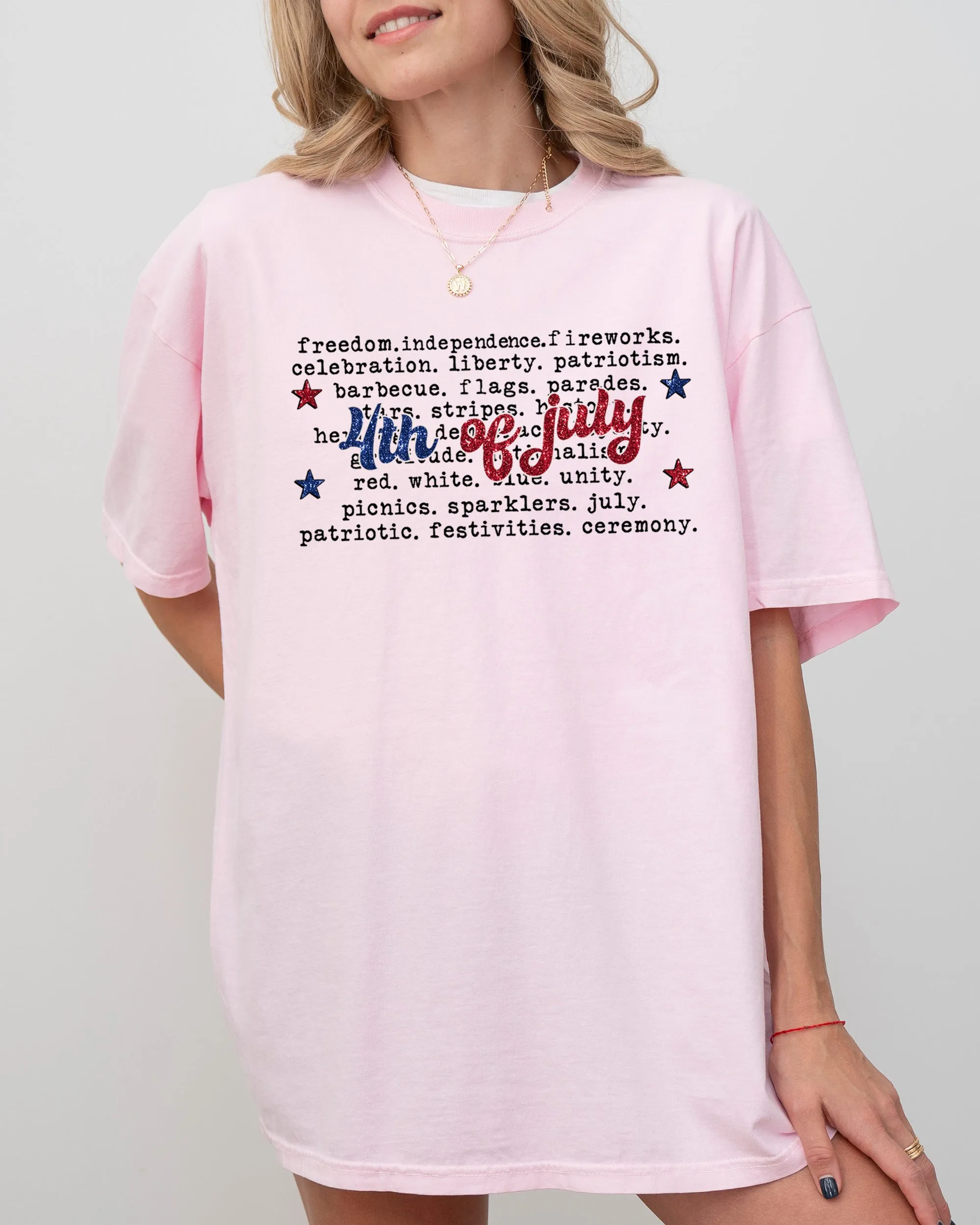 4th of July, America, USA, Retro, Patriotic, Independence Day, Fourth of July Tshirt Comfort Colors T-Shirt sold by Refinery Number One product image thumbnail 2