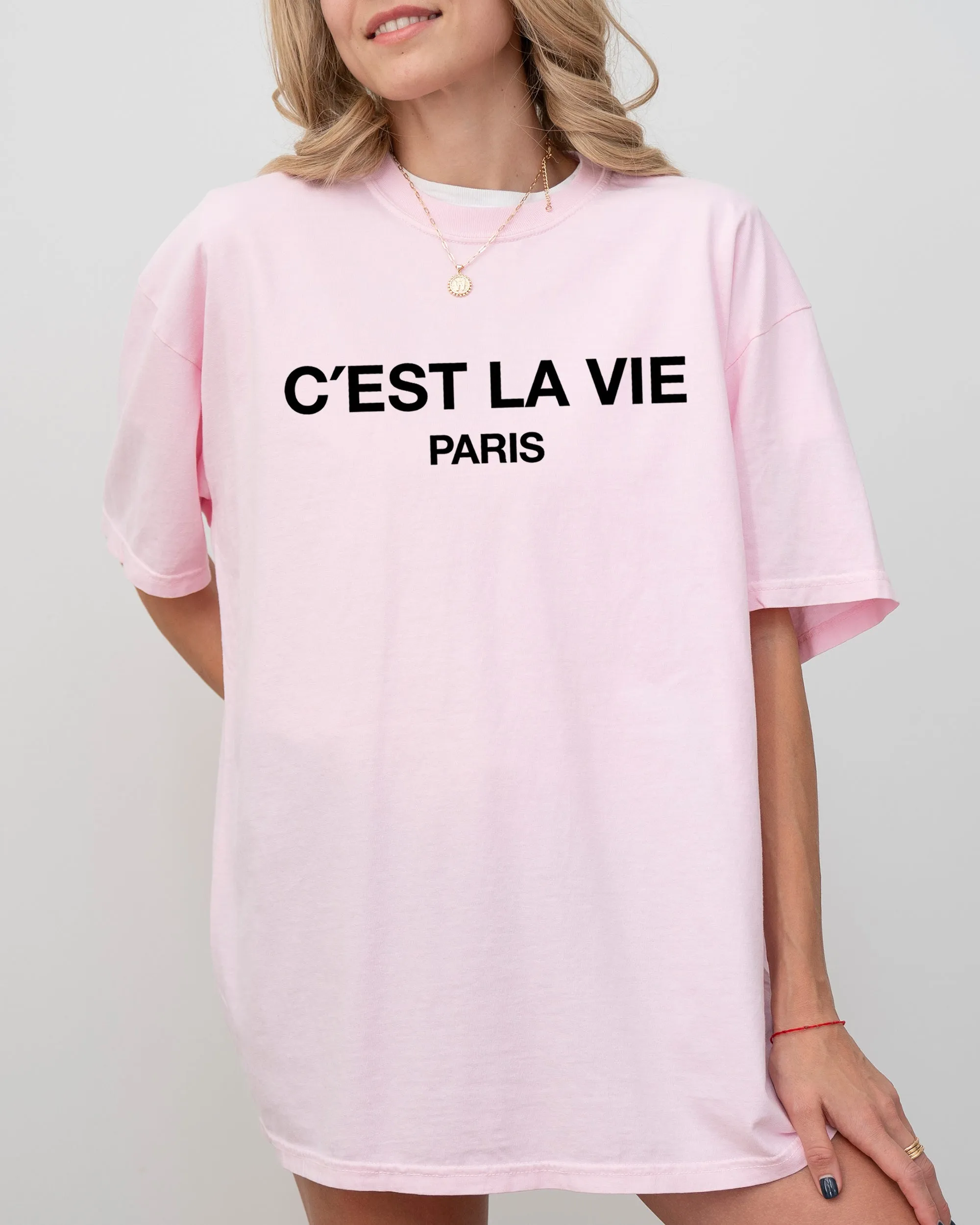 C'est La Vie, Paris, Fashion, Couture, France, French Tshirt Comfort Colors T-Shirt sold by Refinery Number One product image thumbnail 4