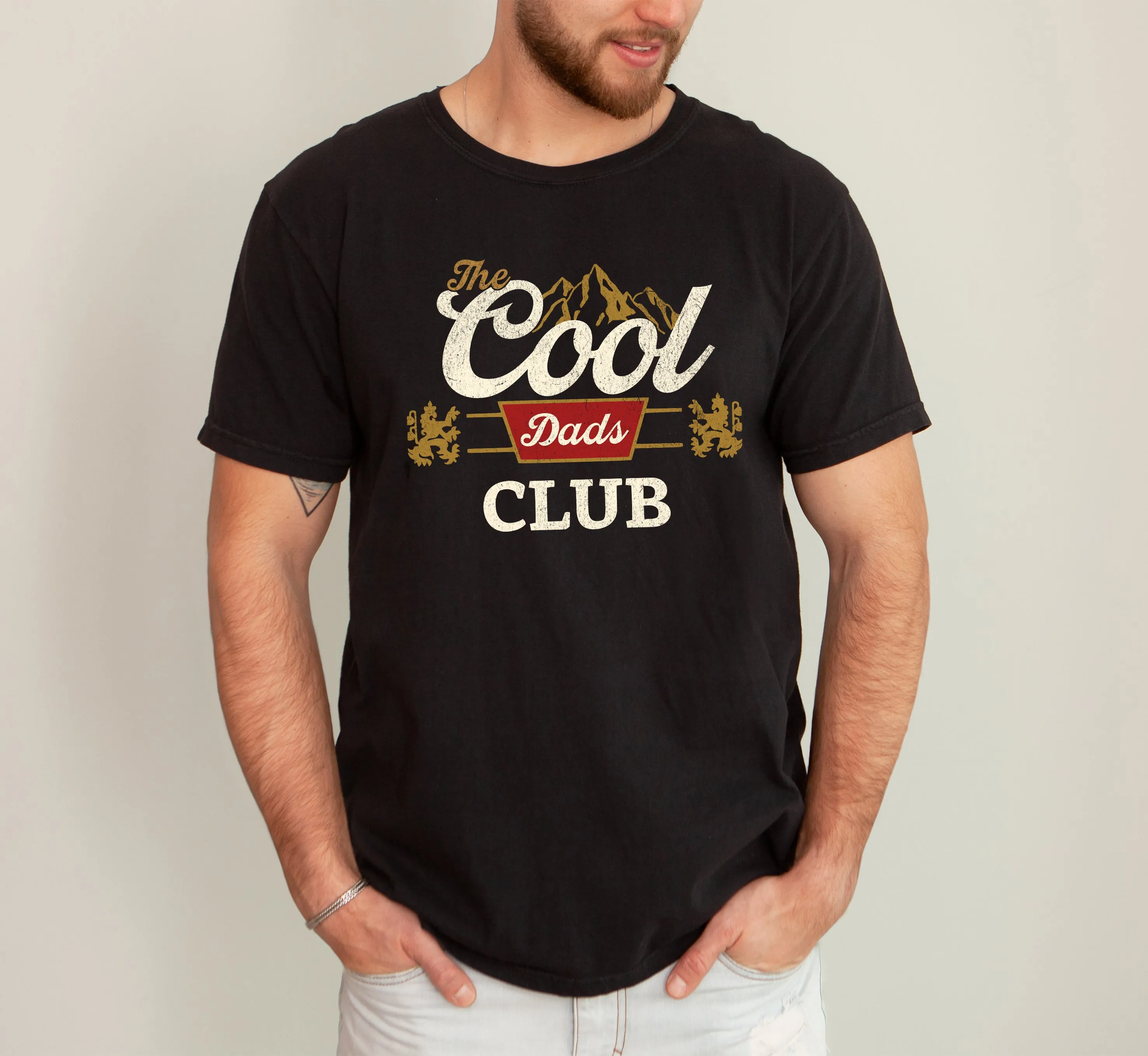 Cool Dads Club, Beer, Retro, The Man, The Myth, The Legend, Father's Day, Father Tshirt Comfort Colors T-Shirt sold by Refinery Number One product image thumbnail 3