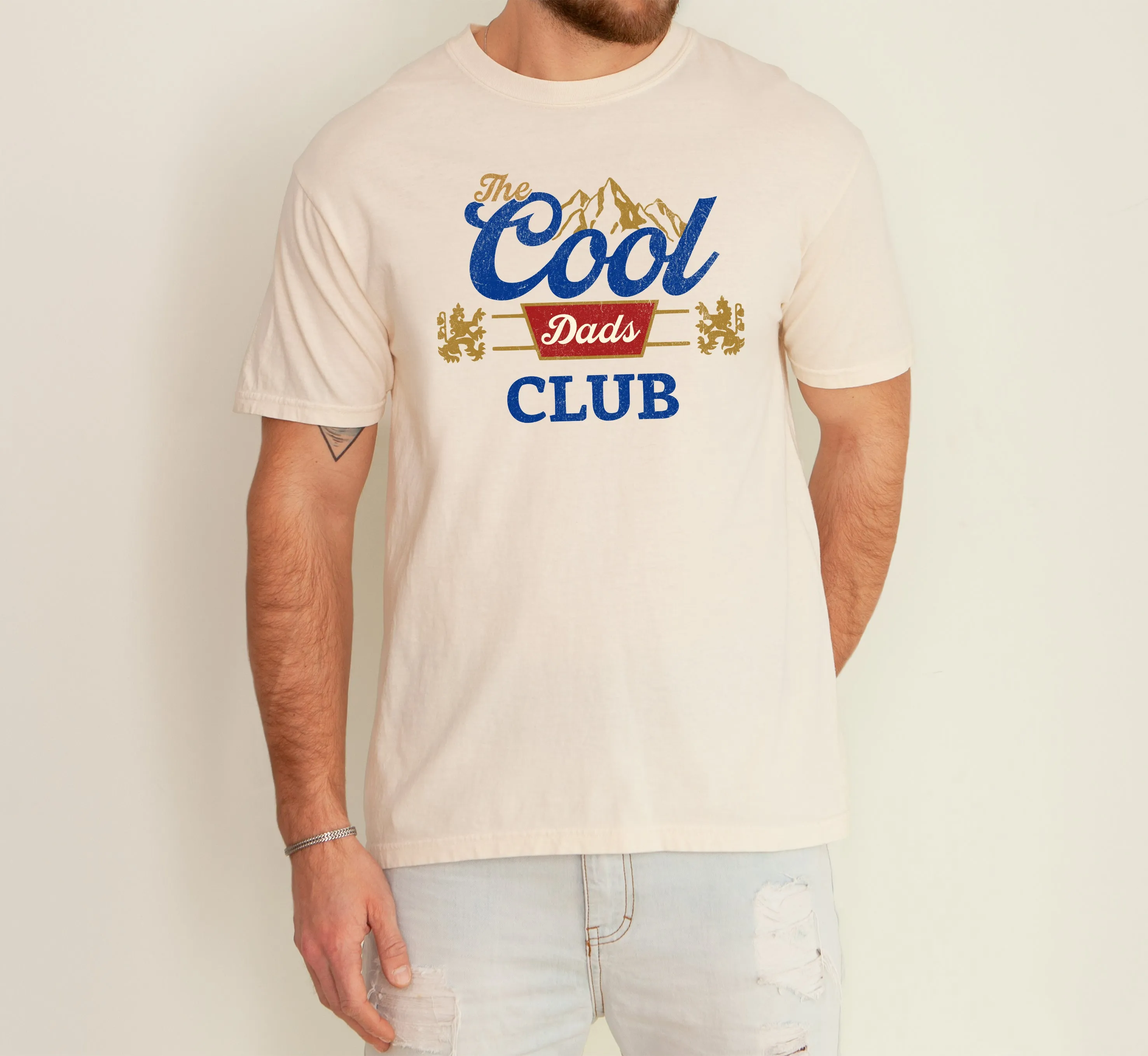 Cool Dads Club, Beer, Retro, The Man, The Myth, The Legend, Father's Day, Father Tshirt Comfort Colors T-Shirt sold by Refinery Number One product image thumbnail 2