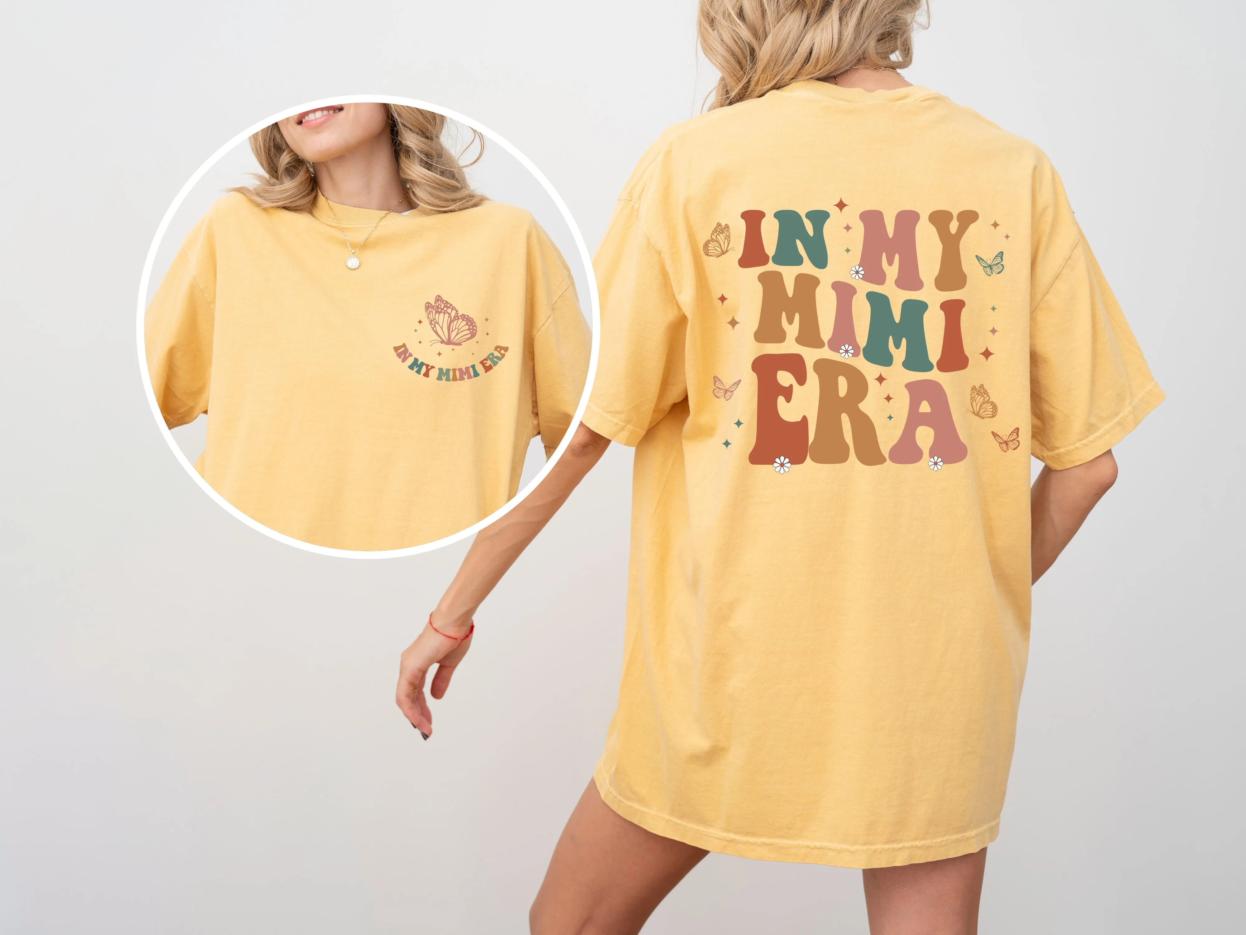 In My Mimi Era, Grandma, Nana, Mom Era, Mother's Day, Tshirt Comfort Colors T-Shirt sold by Refinery Number One product image thumbnail 4