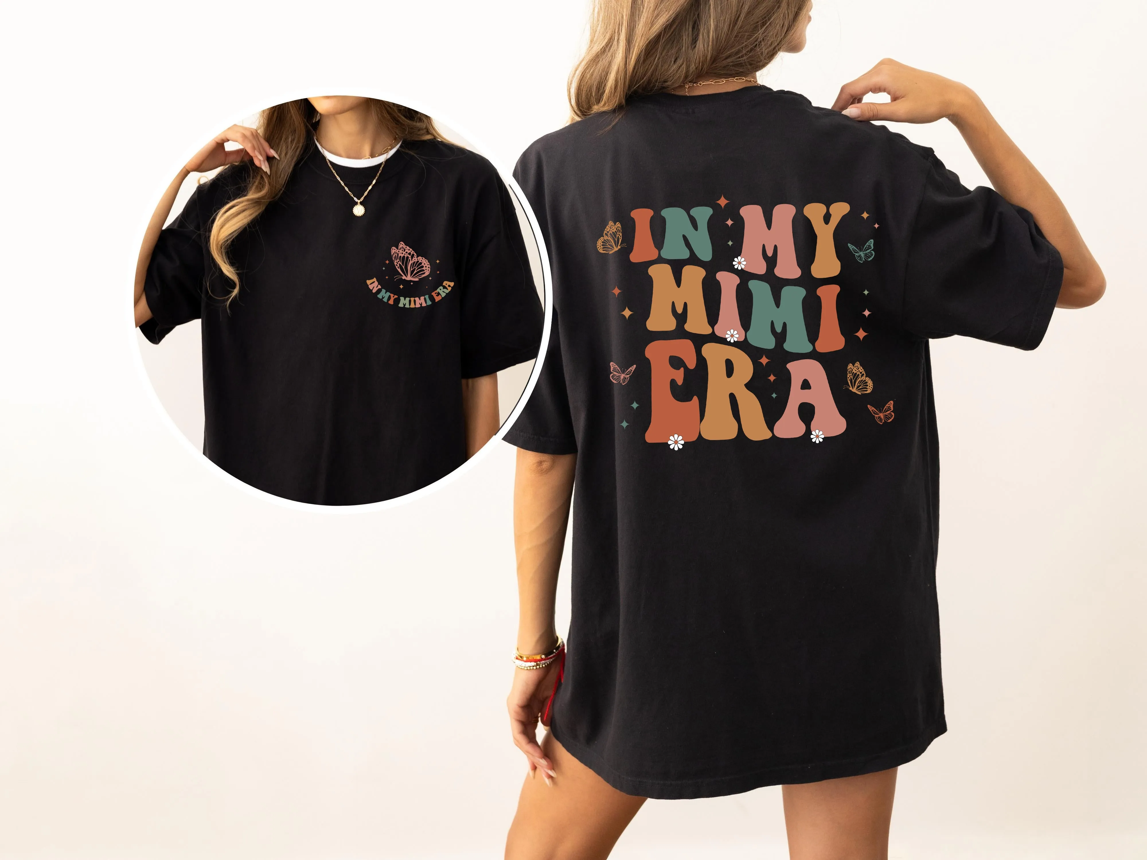 In My Mimi Era, Grandma, Nana, Mom Era, Mother's Day, Tshirt Comfort Colors T-Shirt sold by Refinery Number One product image thumbnail 2
