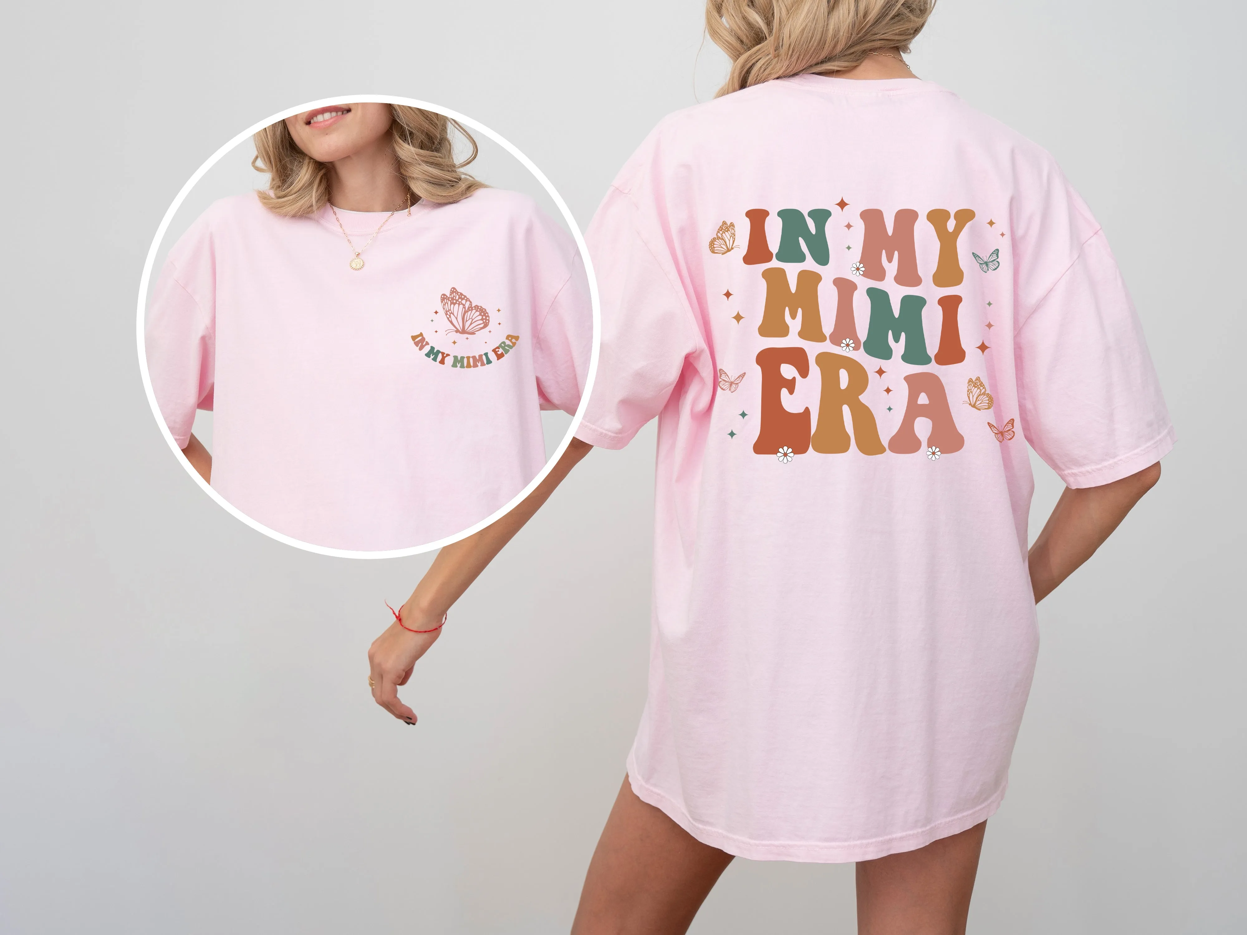 In My Mimi Era, Grandma, Nana, Mom Era, Mother's Day, Tshirt Comfort Colors T-Shirt sold by Refinery Number One product image thumbnail 3