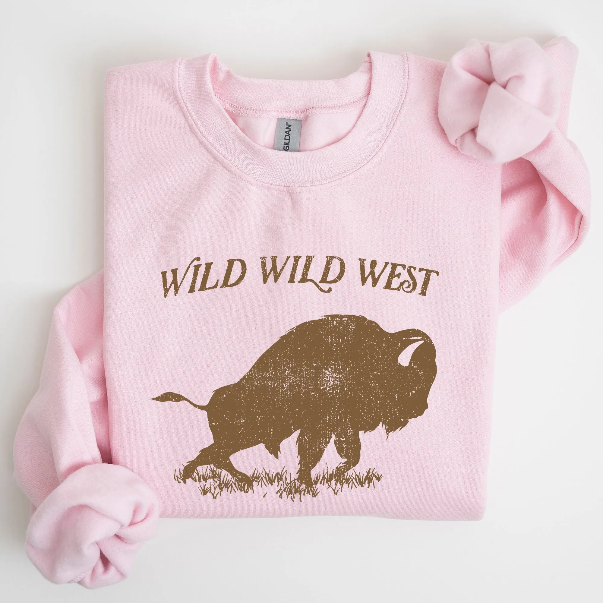 Wild Wild West, Buffalo, Country, Cowboy, Cowgirl Sweatshirt sold by Refinery Number One product image thumbnail 5
