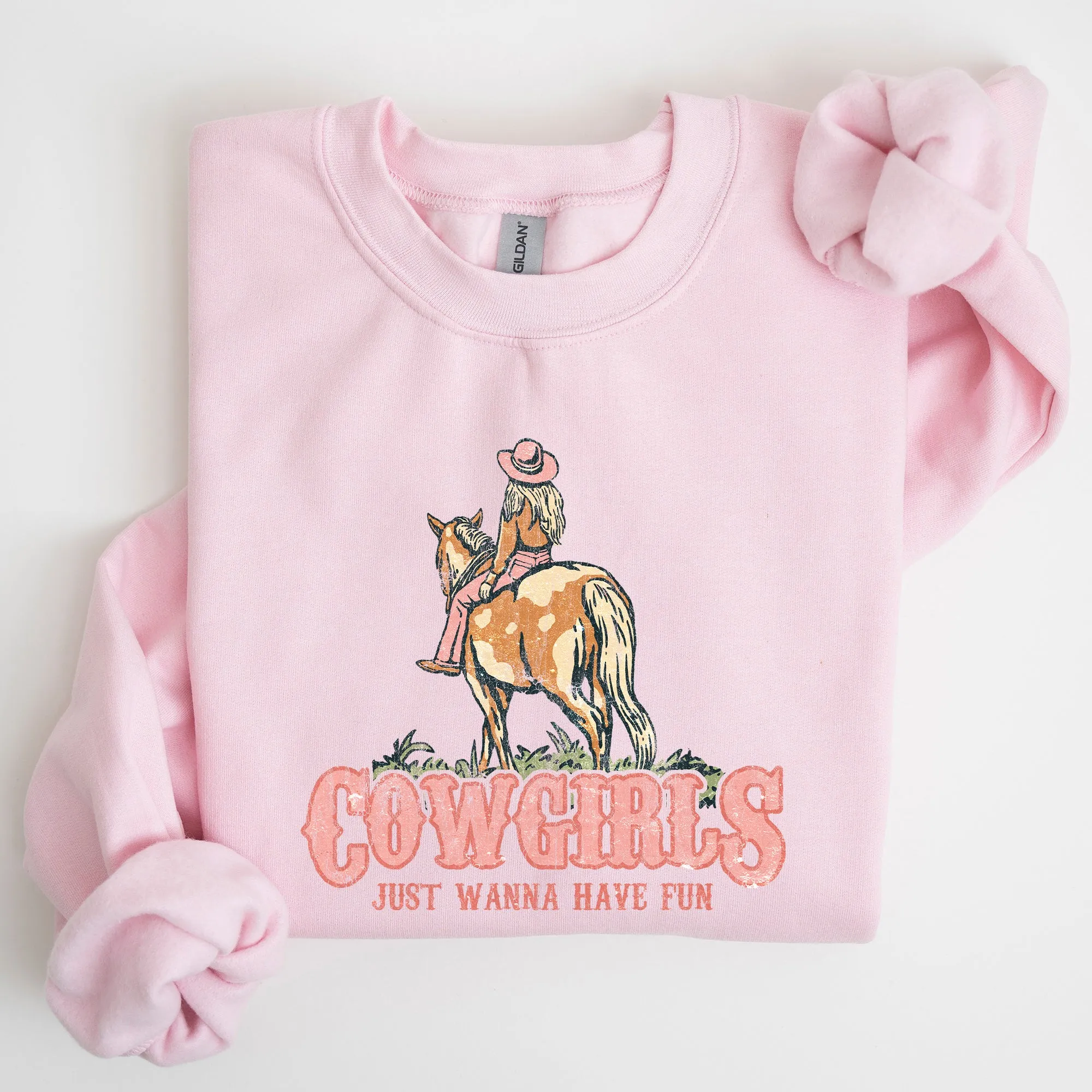Cowgirl Just Want To Have Fun, Horse, Western, Sweatshirt sold by Refinery Number One product image thumbnail 5