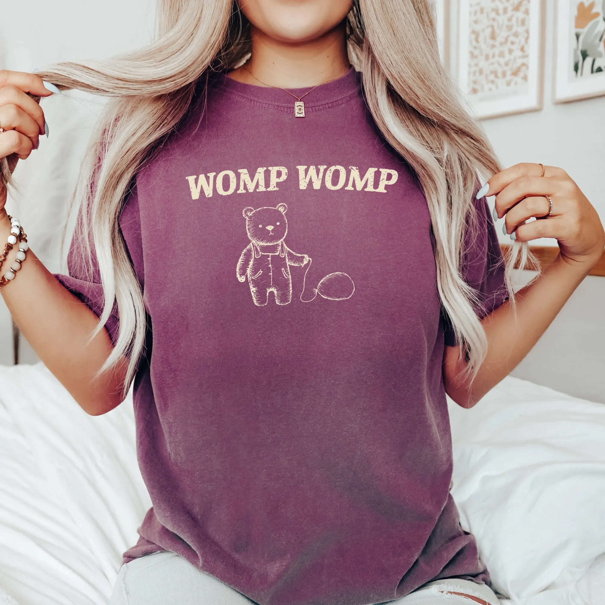 Womp Womp Sad Bear Balloon, Meme, Aesthetic, Funny, Comfort Colors Tshirt sold by Refinery Number One product image thumbnail 4