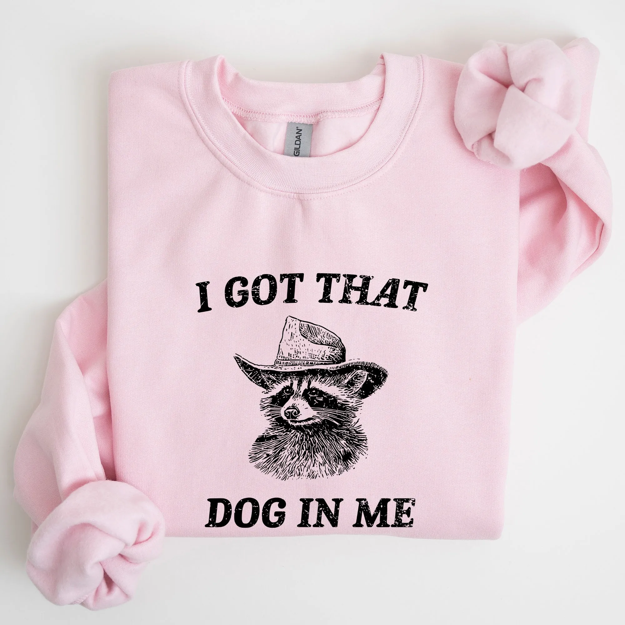 I Got That Dog In Me, Raccoon, Meme, Aesthetic, Funny Sweatshirt sold by Refinery Number One product image thumbnail 4
