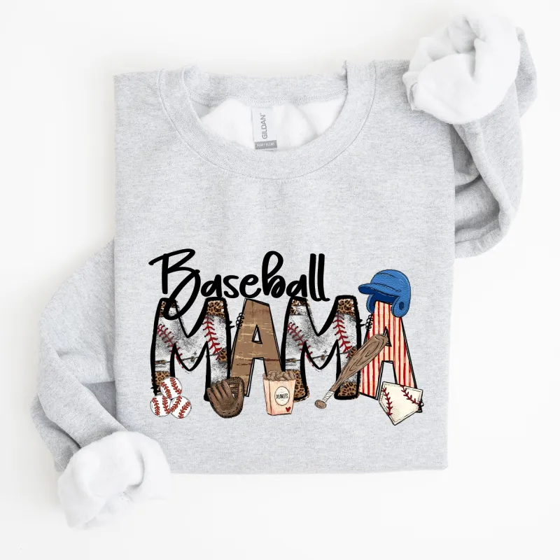 Baseball Mama, Sports, Mother's Day Sweatshirt sold by Refinery Number One