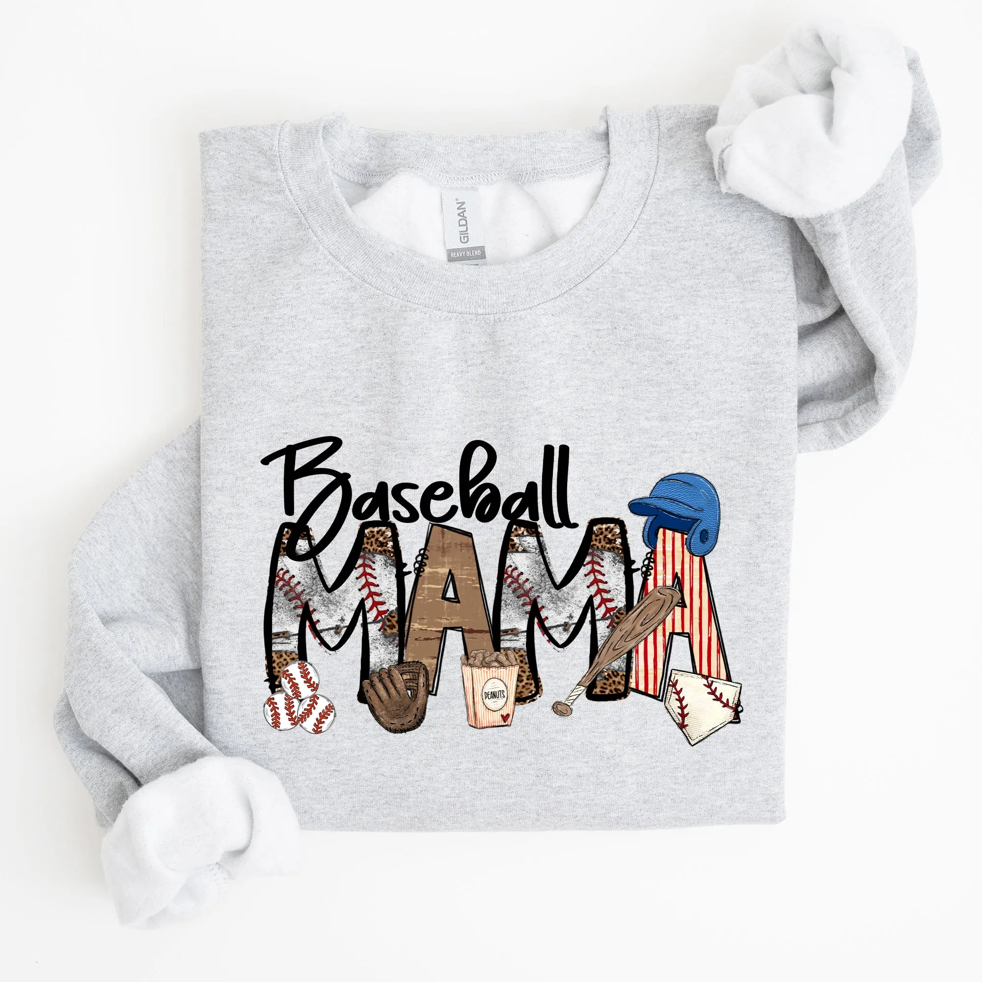 Baseball Mama, Sports, Mother's Day Sweatshirt sold by Refinery Number One