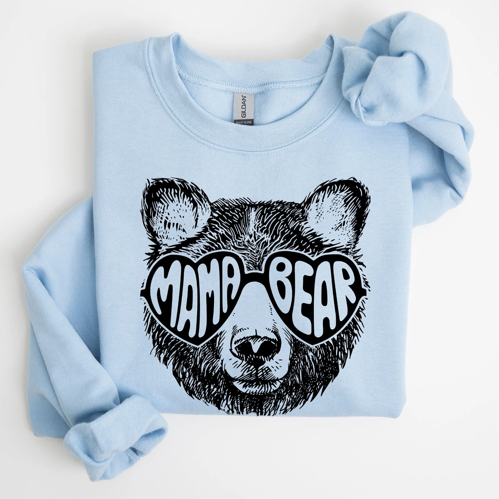 Mama Bear, Mother's Day Sweatshirt sold by Refinery Number One product image thumbnail 3
