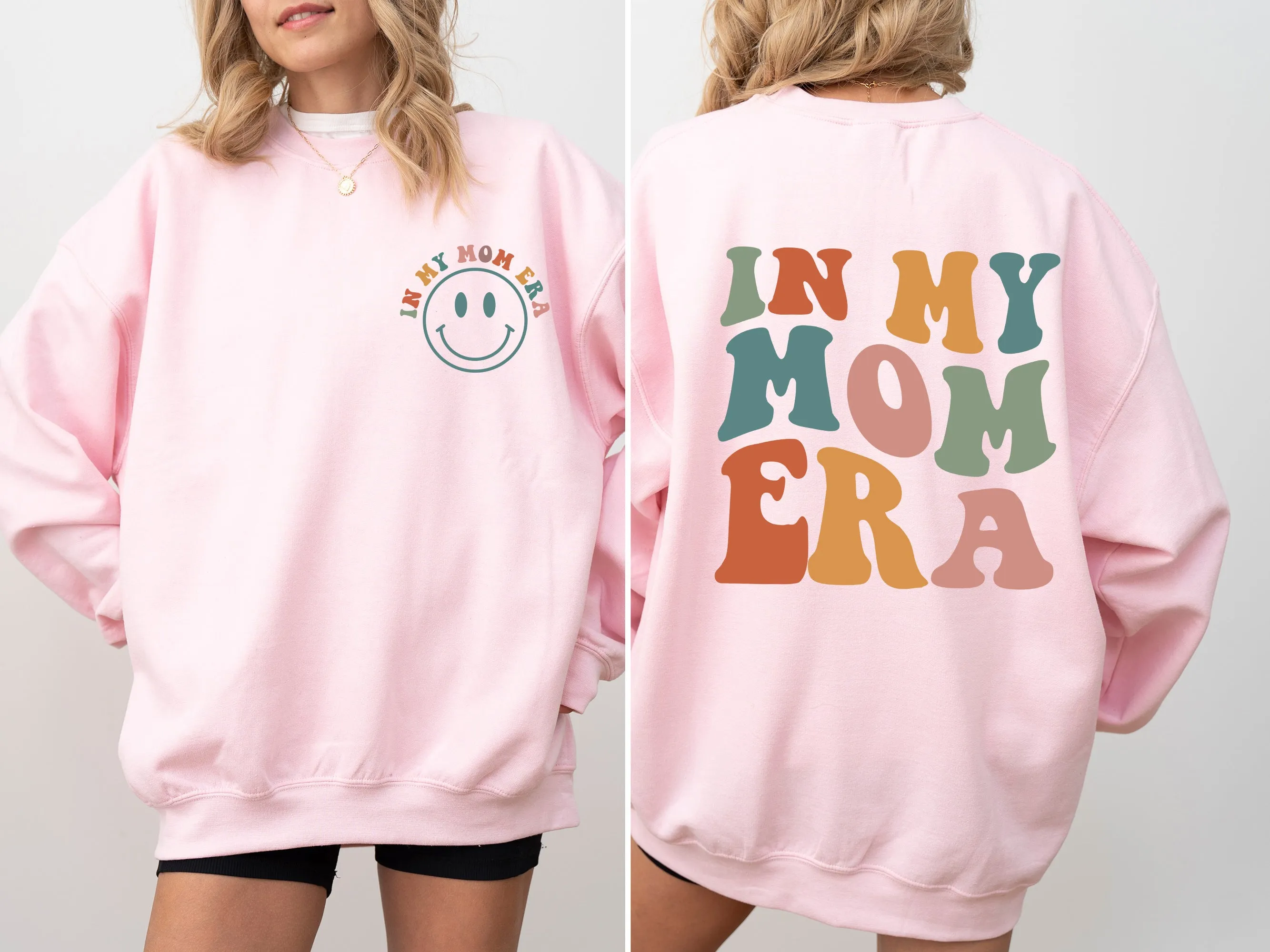 In My Mom Era, Front And Back Print Sweatshirt sold by Refinery Number One product image thumbnail 3