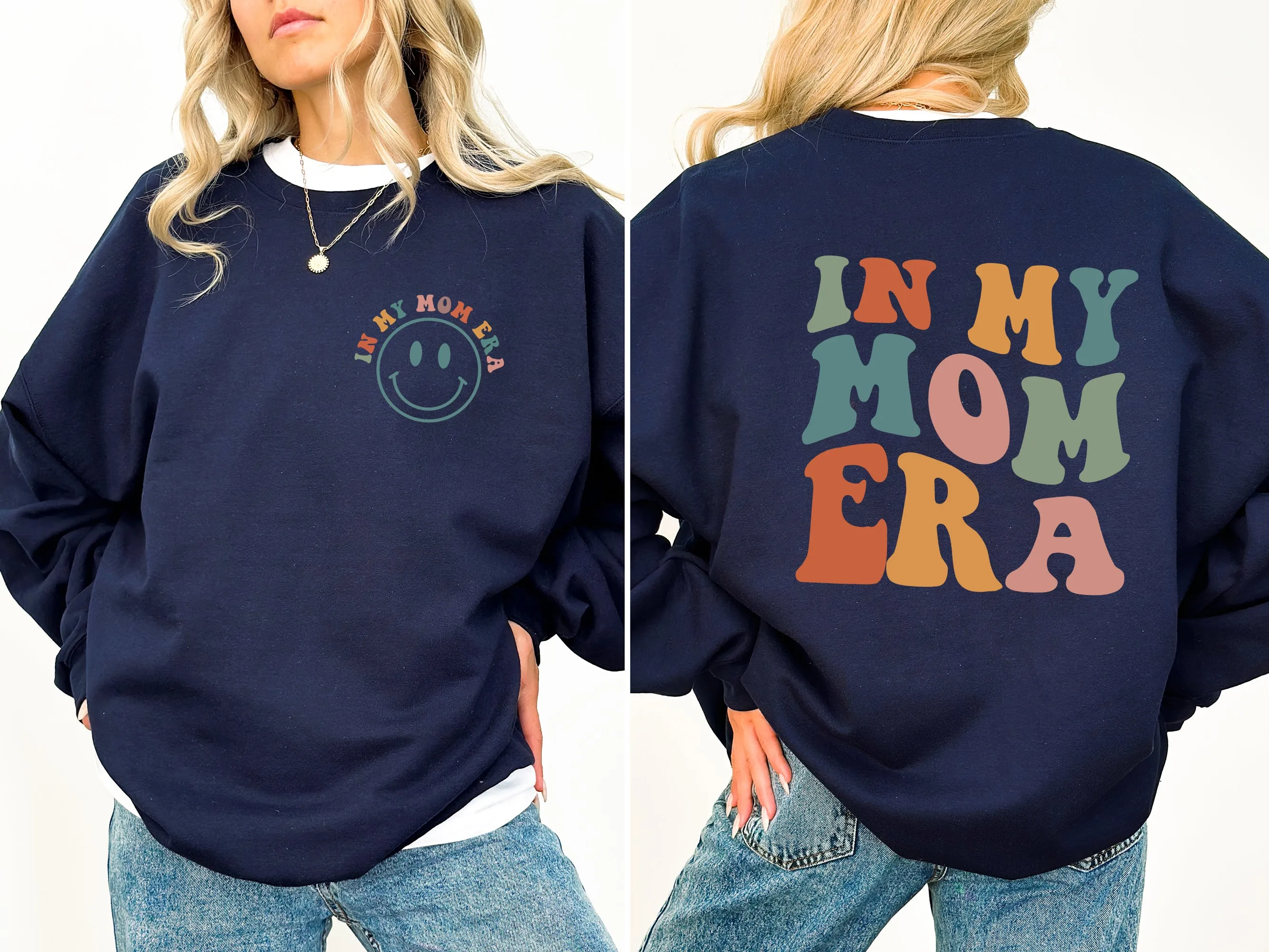In My Mom Era, Front And Back Print Sweatshirt sold by Refinery Number One product image thumbnail 5