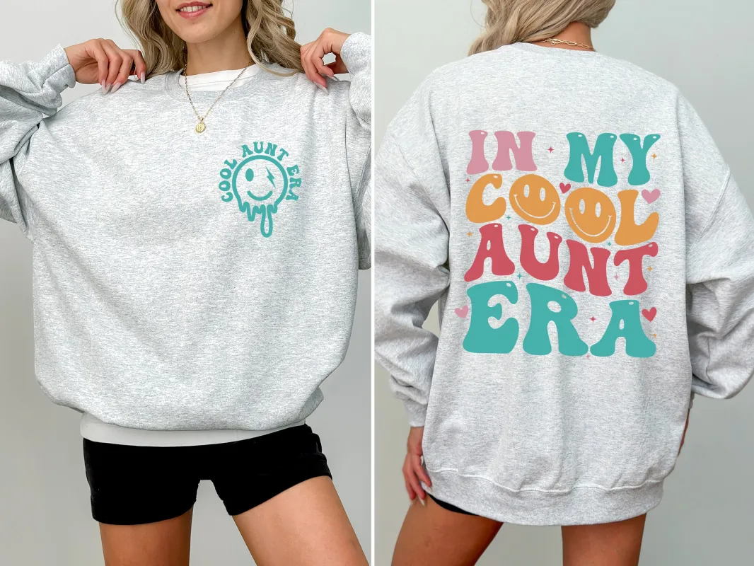 In My Cool Aunt Era, Auntie, Mother's Day Sweatshirt sold by Refinery Number One