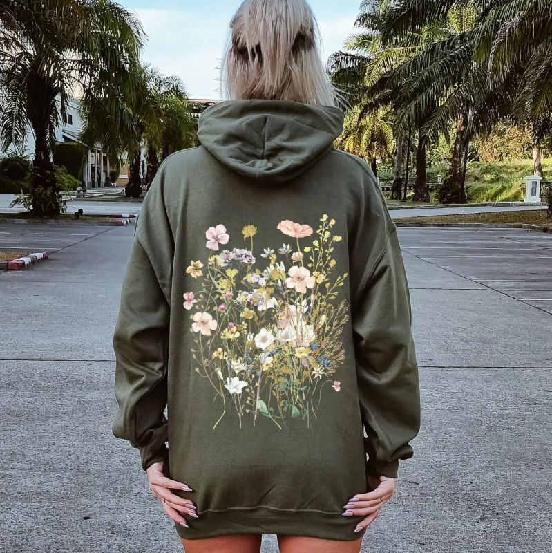 Pressed Flower Bouquet Hoodie sold by Refinery Number One