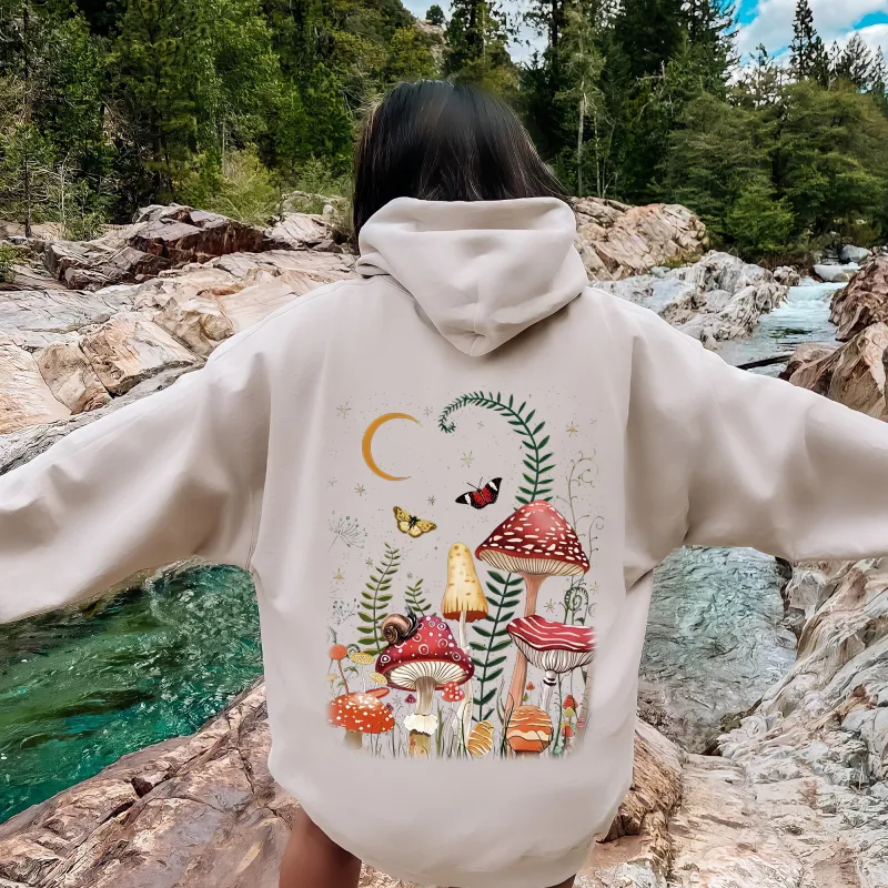 Mystical Mushroom Forest Hoodie sold by Refinery Number One
