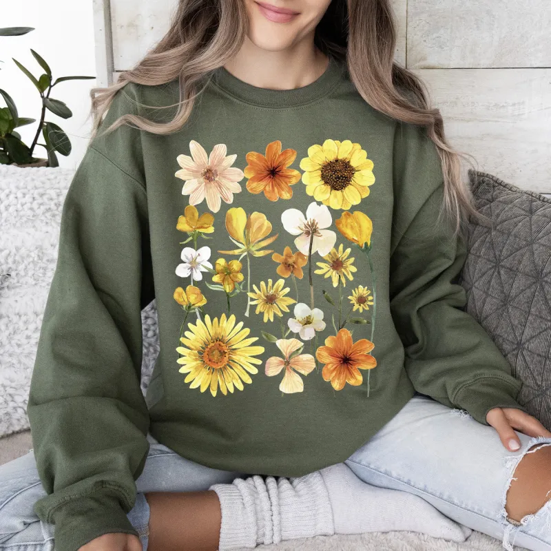 Sunflower Sunshine Sweatshirt sold by Refinery Number One