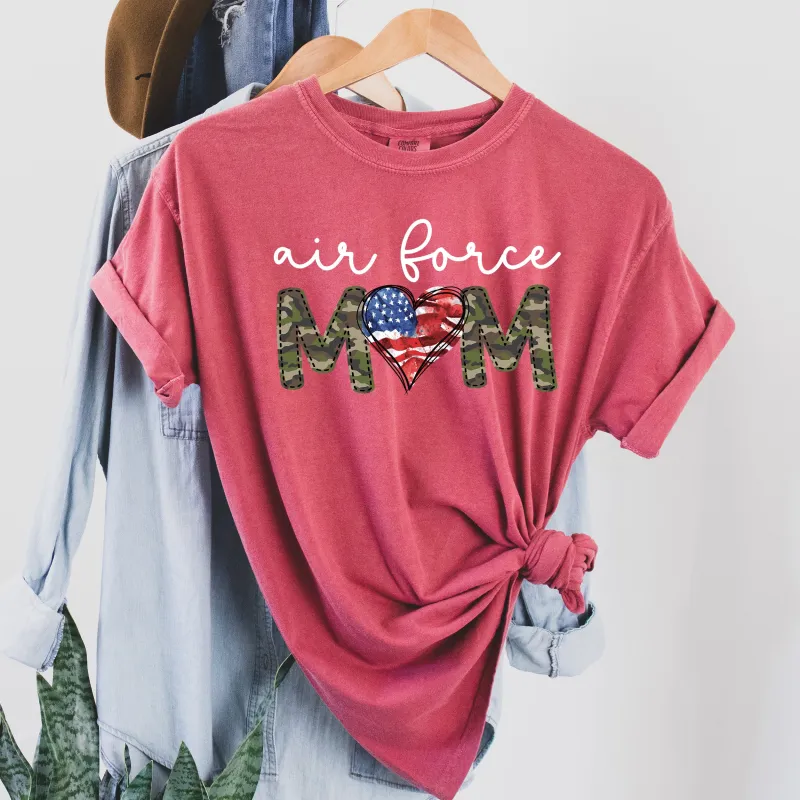 Air Force Mom Comfort Colors Tee made by Refinery Number One