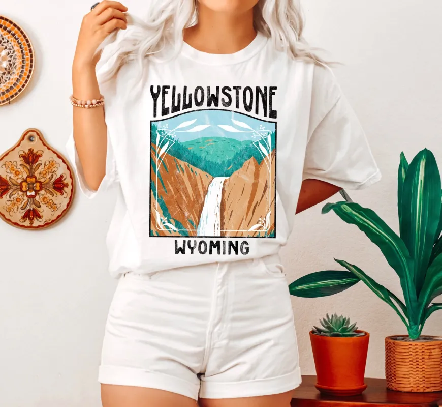 Yellowstone National Park Vintage Comfort Colors Tshirt sold by Refinery Number One