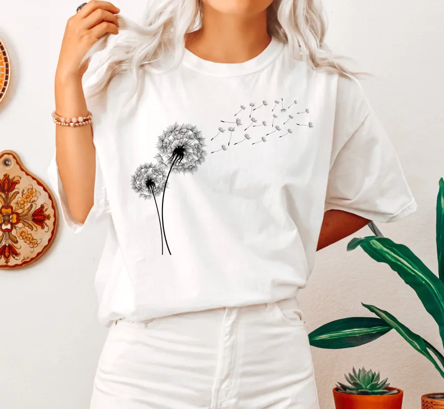 Dandelion Vintage Chic Comfort Colors Tshirt sold by Refinery Number One